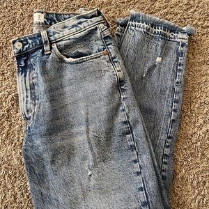 Abercrombie X Bre Sheppard High Rise Mom Jeans